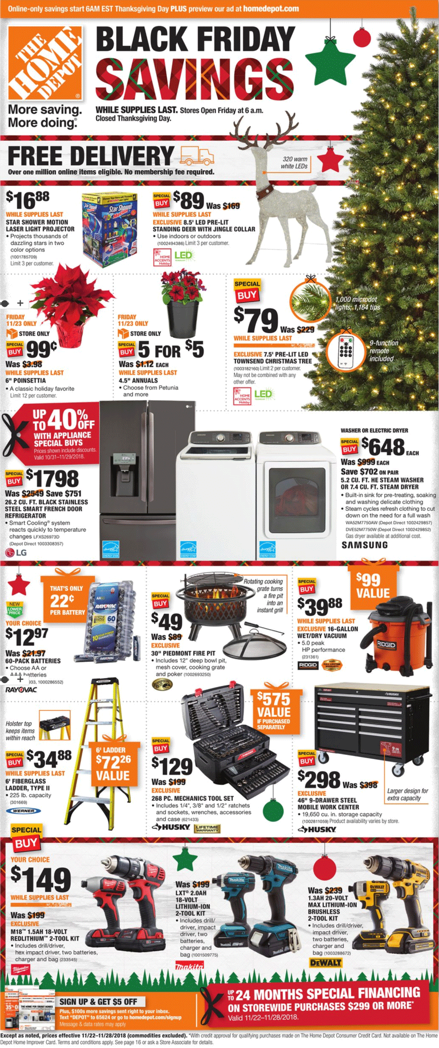 Home Depot Black Friday 2018 Ad, Deals and Sales - 0