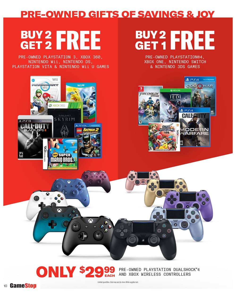 Gamestop Black Friday 21 Ad Savings Com