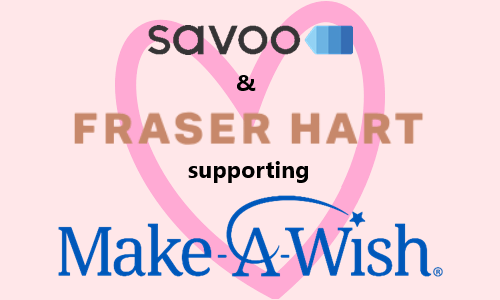 Fraser Hart in partnership with Savoo for Make-A-Wish