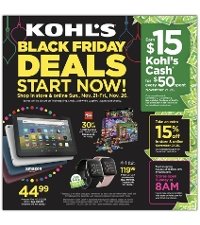 Kohl's Black Friday November 21 - 26, 2021