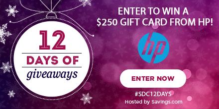 Win a gift card from HP!