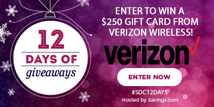 Win a gift card from Verizon Wireless!