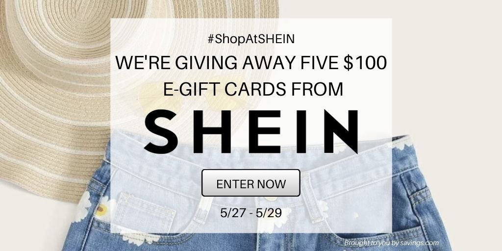 Win a $100 e-gift card from SHEIN!