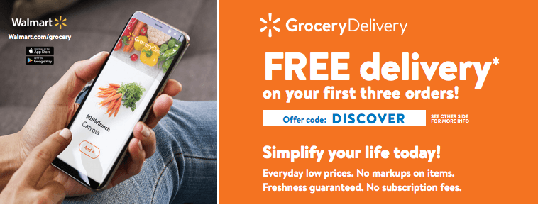 Get your first three deliveries free!