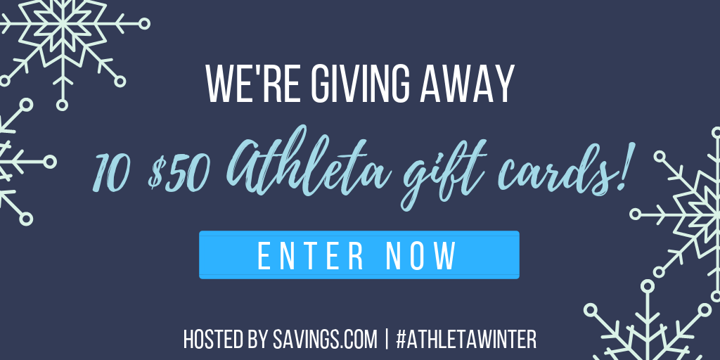 Athleta Is Sponsoring A Giveaway At Savings Com Ten 10 Winners Will Receive 50 Gift Card