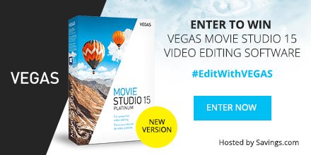 Are you looking for expert or novice level video editing software? Grab VEGAS Movie Studio Video Editing Software and save up to 35%! Plus giveaway!