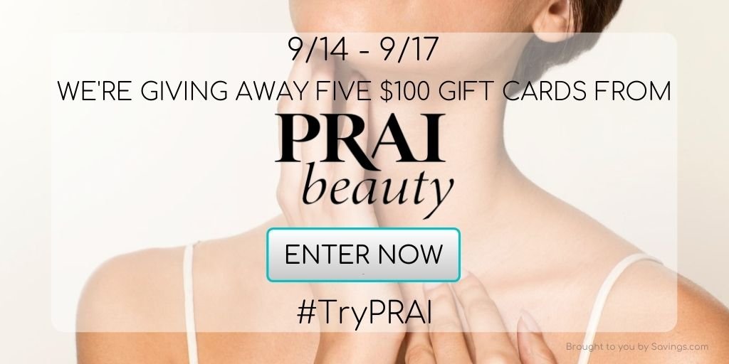 Win a $100 gift card from PRAI Beauty.