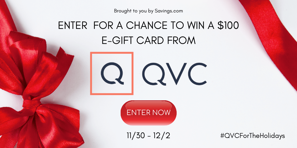Win a $100 e-gift card from QVC