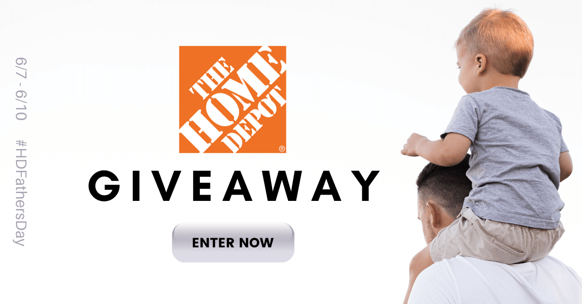Enter for a chance to win a $500 e-gift card to spend at The Home Depot!