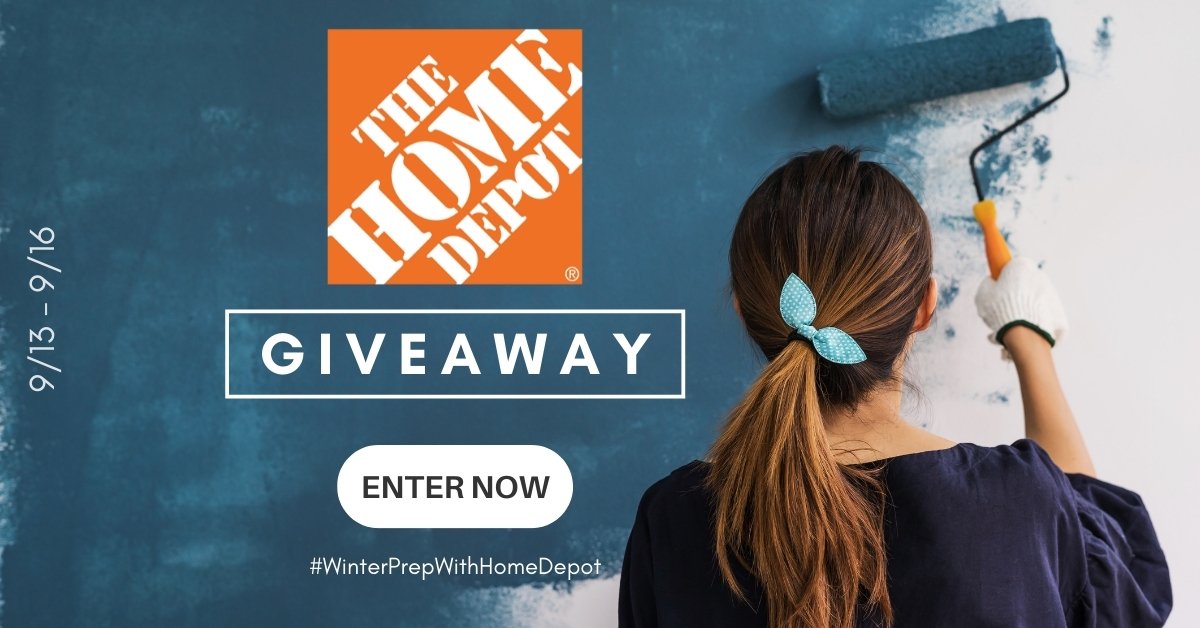 Winter Prep with Home Depot + $250 Gift Card Giveaway (4 Winners!)