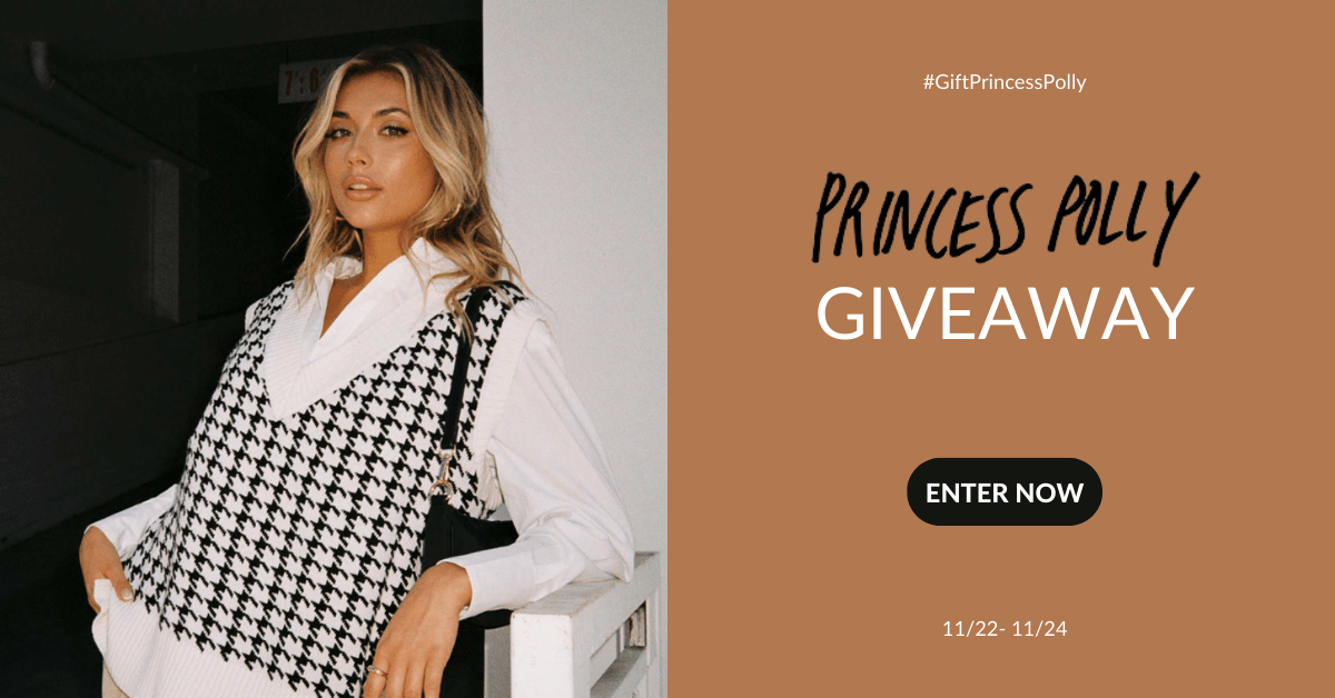 🎁$100 Princess Polly Clothing Giveaway (ends 11/24)