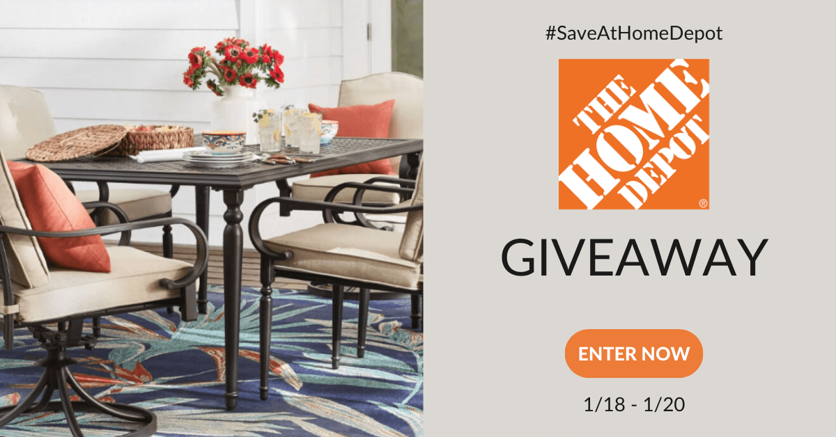 Win a $250 e-gift card to spend at The Home Depot!